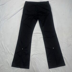 Polo Ralph Lauren Black Flare Jeans With Split Back Detail Sz 10